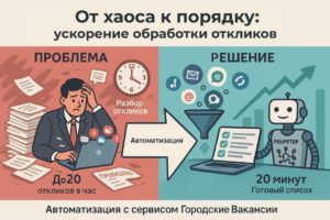 Как сократить время на обработку откликов с помощью нейросетей